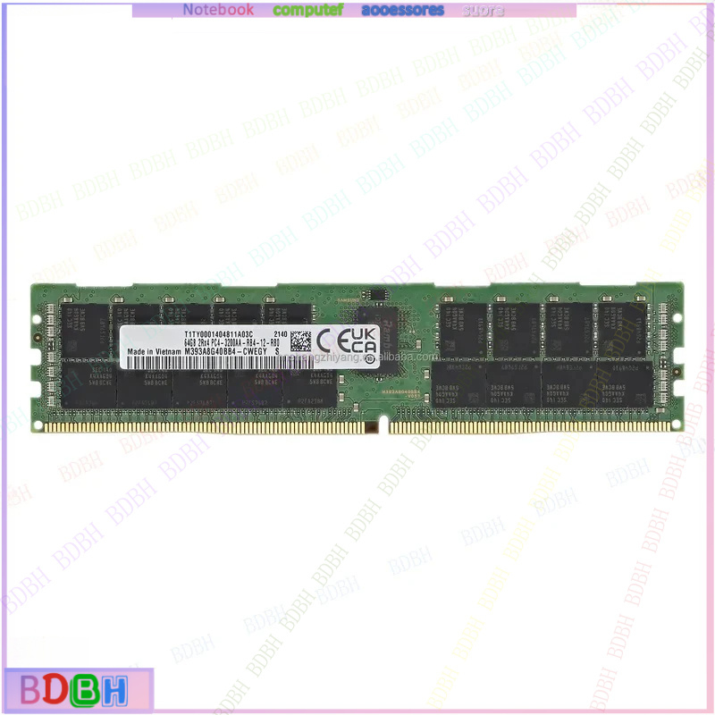 Mémoire serveur ZQ M393A8G40AB - 64Gb Ddr4 Ecc Reg 3200Mhz avis et prix