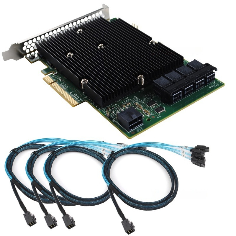 Carte adaptateur HBA LSI SAS 9 - Lsi 9300 16I Hba It Mode avis et prix