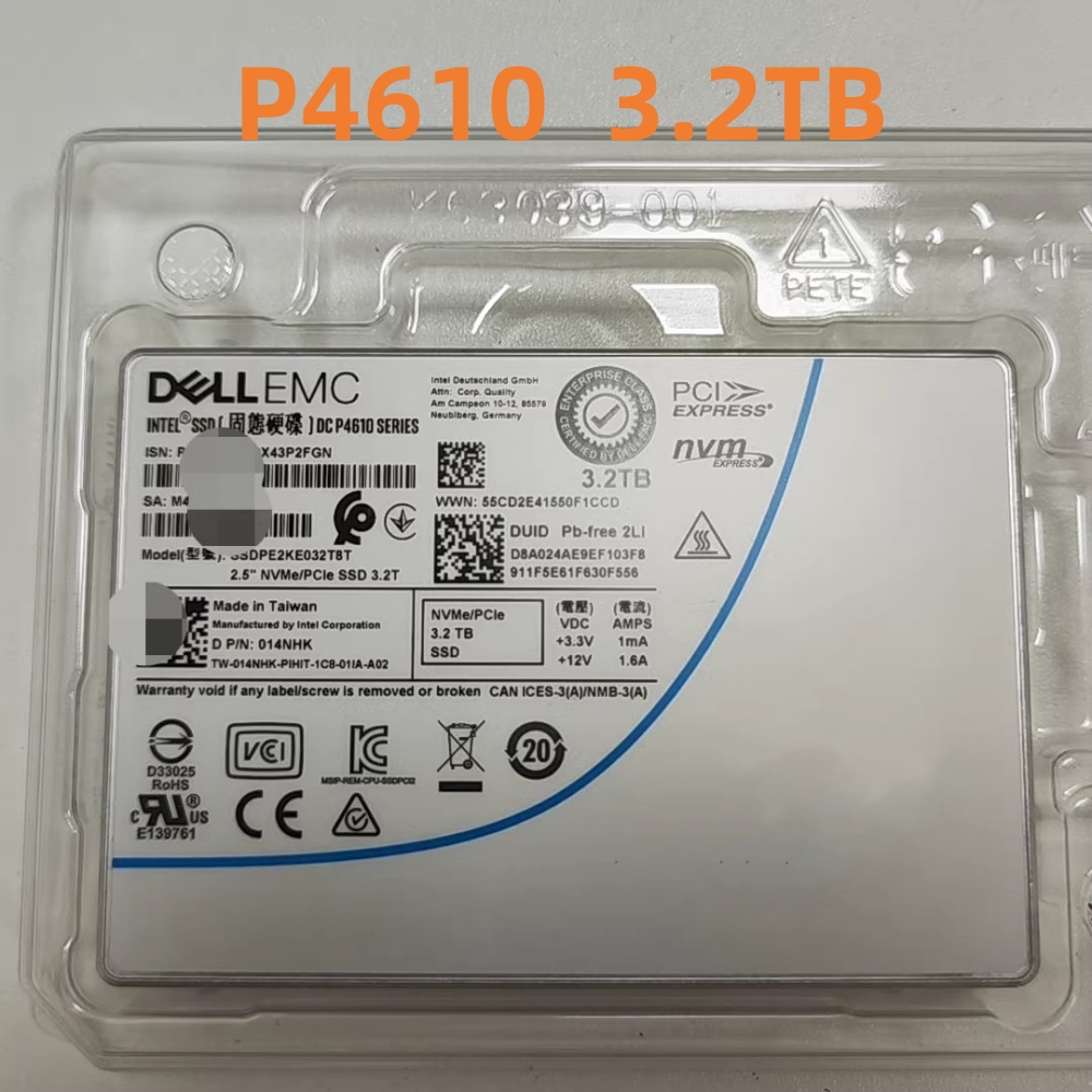 Original DC P4610 série 1.6 to - U.2 Nvme Ssd 7.68Tb avis et prix